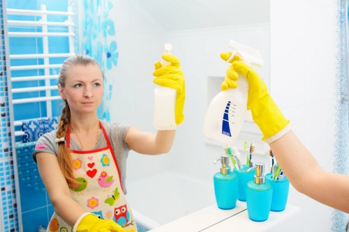 Regular cleaning service in Canary Wharf apartment building