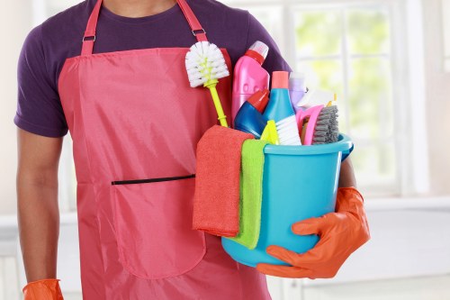Professional move out cleaning in a Canary Wharf apartment building