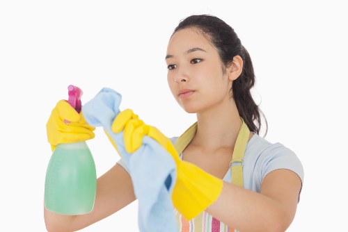 Professional mattress cleaning service in a Canary Wharf apartment
