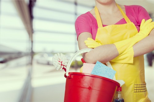 Deep cleaning of kitchen surfaces during an end of tenancy clean
