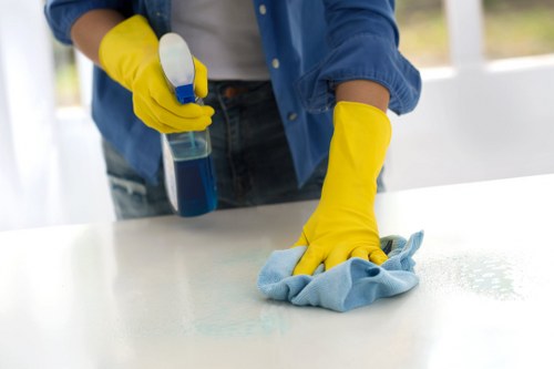 Freshly cleaned mattress in a Canary Wharf home